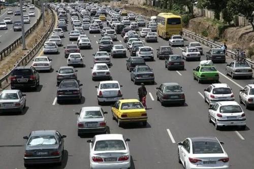 ترافیک سنگین در محور شهریار – تهران