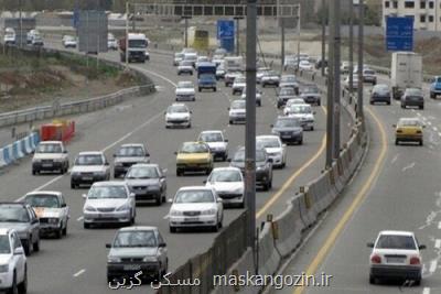 افزایش ۶ و نه دهم درصدی تردد در محورهای برون شهری