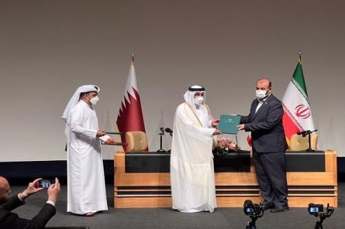 6سند همکاریهای مشترک ایران و قطر به امضای وزرای راه دو کشور رسید