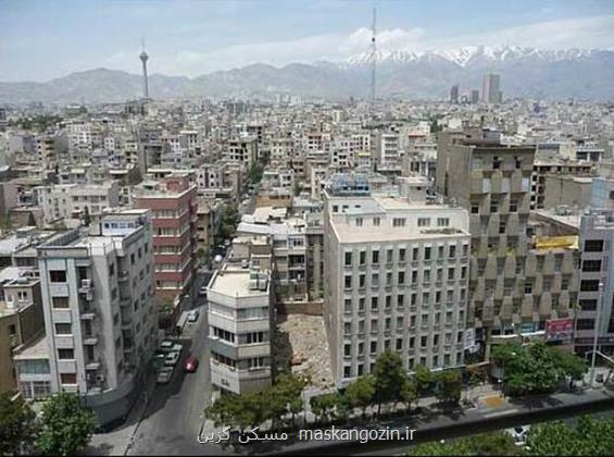 شاخص و متوسط قیمت آپارتمان های مسکونی مناطق ۲۲گانه تهران