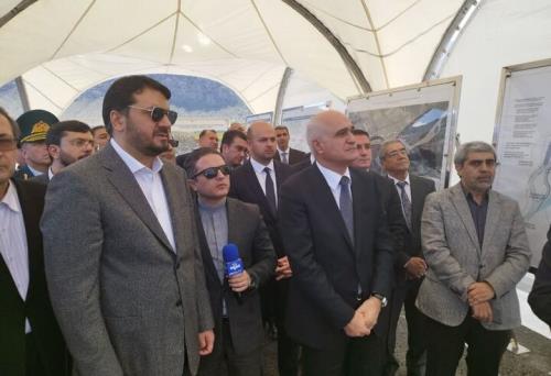آغاز بتن ریزی ساخت پل آغبند در مرز ایران و آذربایجان