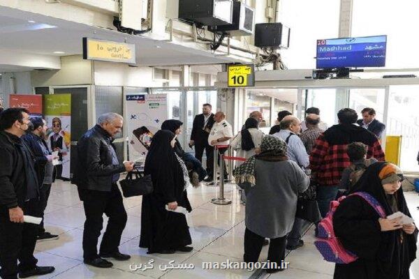 جابجایی بیشتر از ۲ میلیون مسافر هوایی تا هشتم فروردین