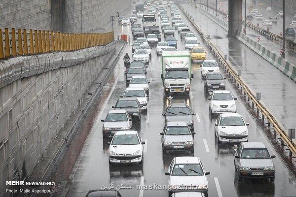 آخرین وضعیت راه ها ترافیک سنگین در محورهای شمالی