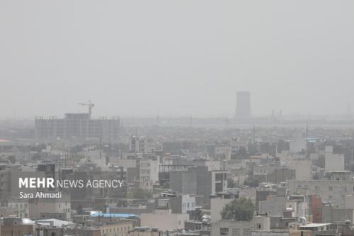 هشدار زرد هواشناسی درباره ی احتمال وقوع طوفان گرد و خاک در تهران