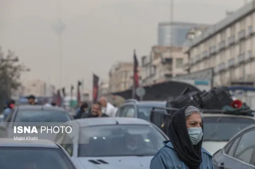 آسمان غبارآلود تهران تا پنجشنبه
