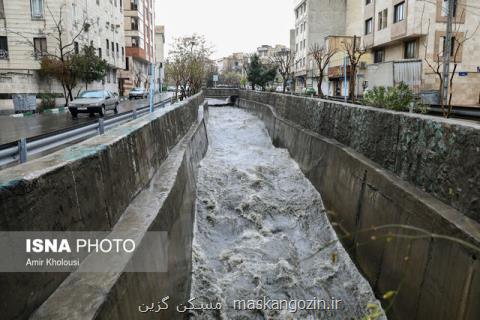 احصاء نقاط پرخطر شبكه هدایت آب های سطحی تهران